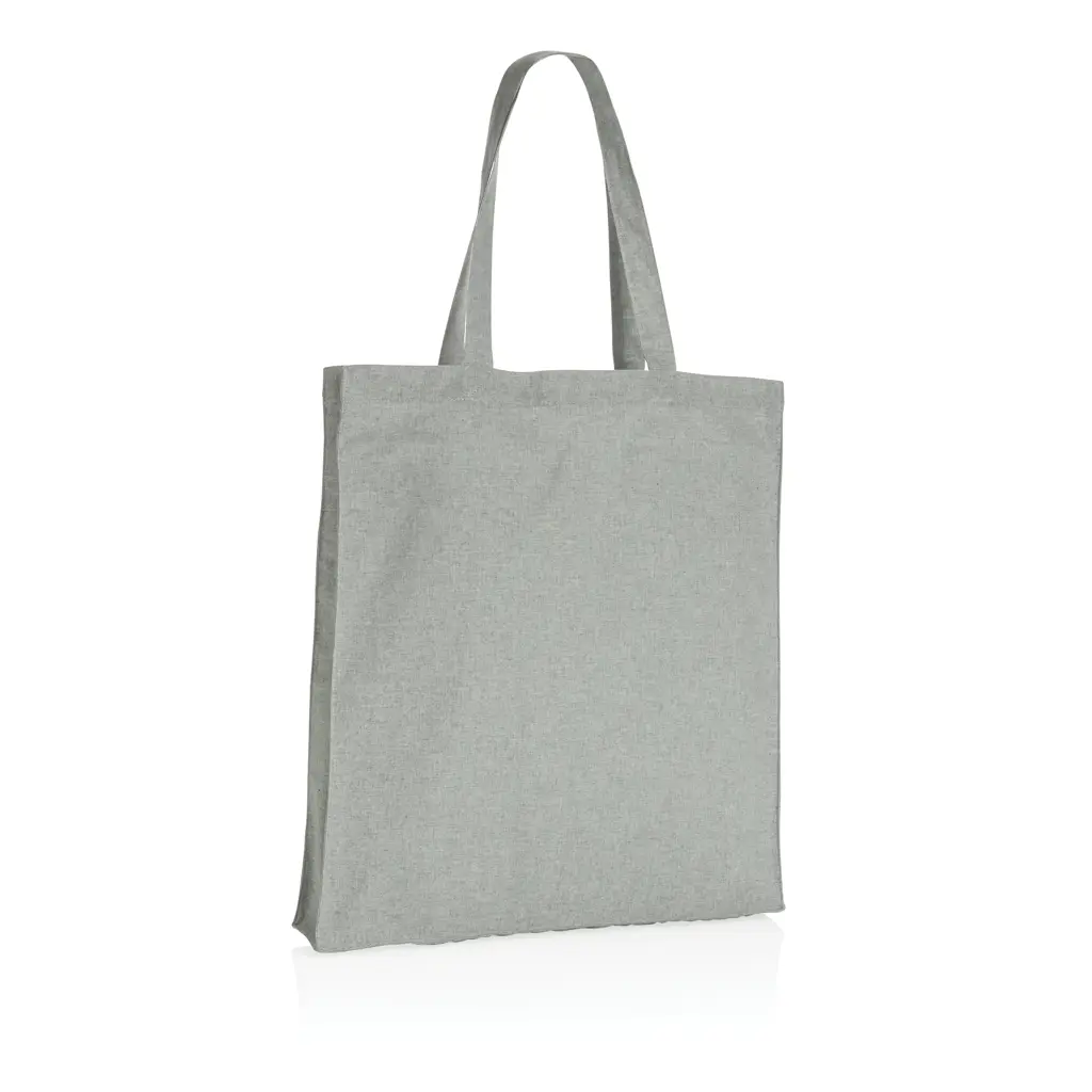 Torba od recikliranog pamuka s dnom 145 g Impact AWARE™ P762.64 grey-4