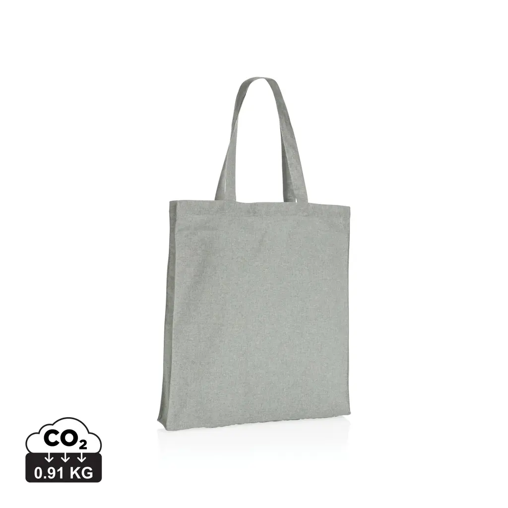 Torba od recikliranog pamuka s dnom 145 g Impact AWARE™ P762.64 grey-0