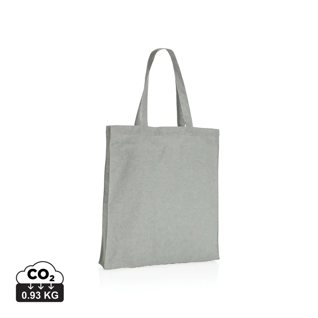 Torba od recikliranog pamuka s dnom 145 g Impact AWARE™ P762.64 grey-6