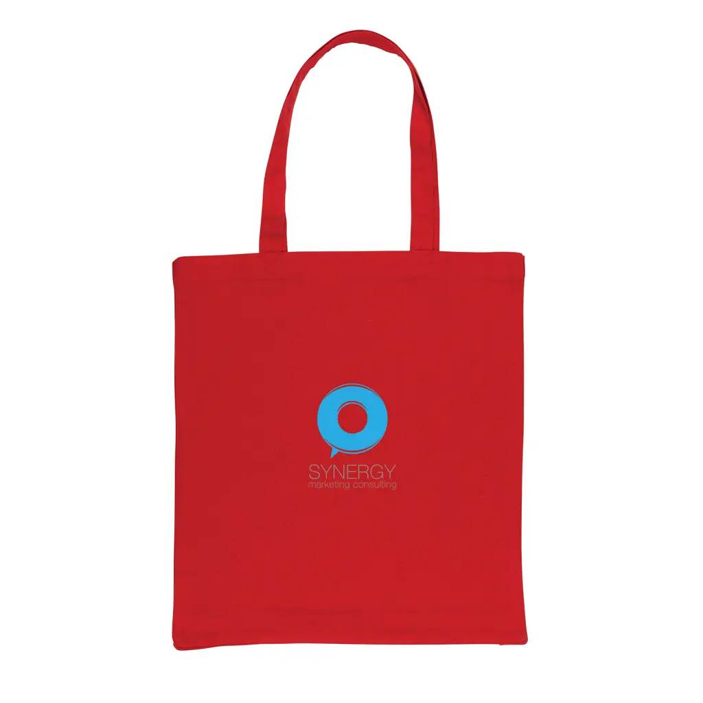 Torba od recikliranog pamuka s dnom 145 g Impact AWARE™ P762.64 red-3