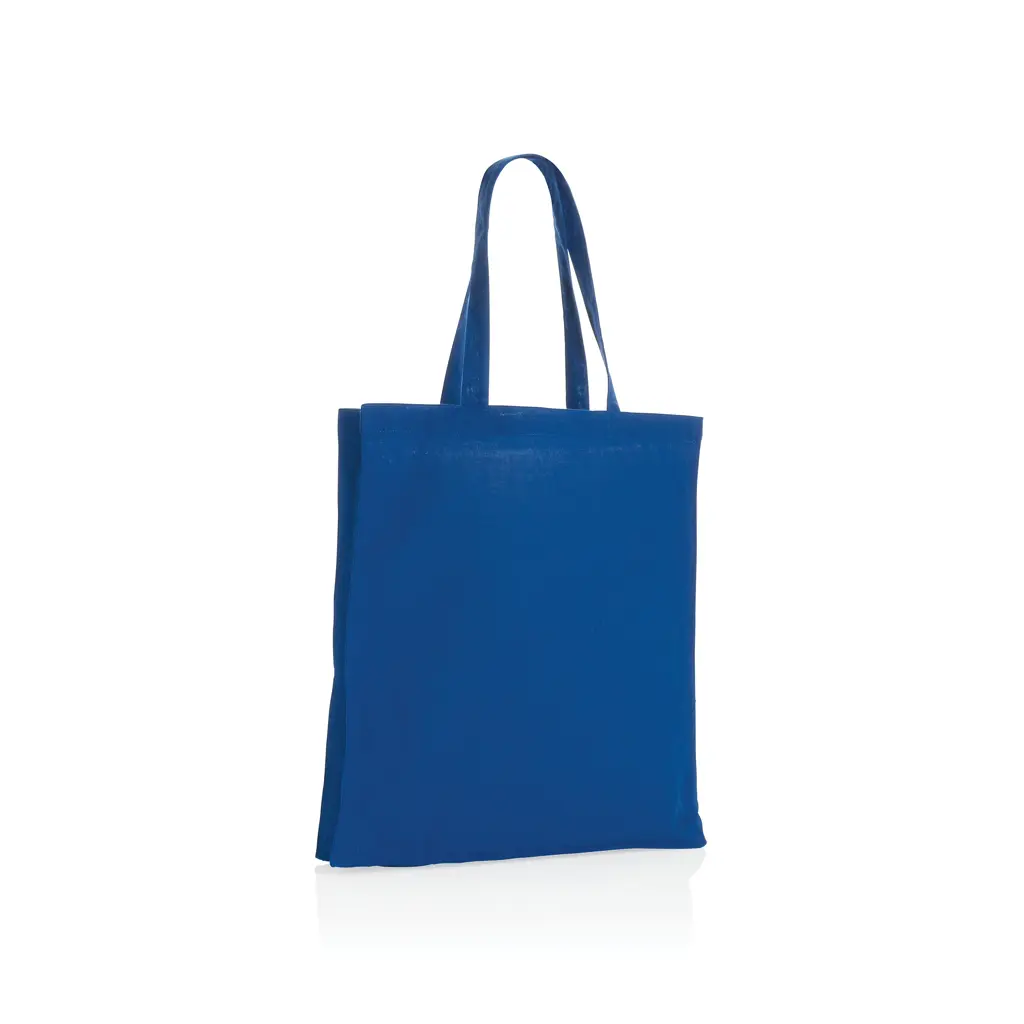 Torba od recikliranog pamuka s dnom 145 g Impact AWARE™ P762.64 blue-1
