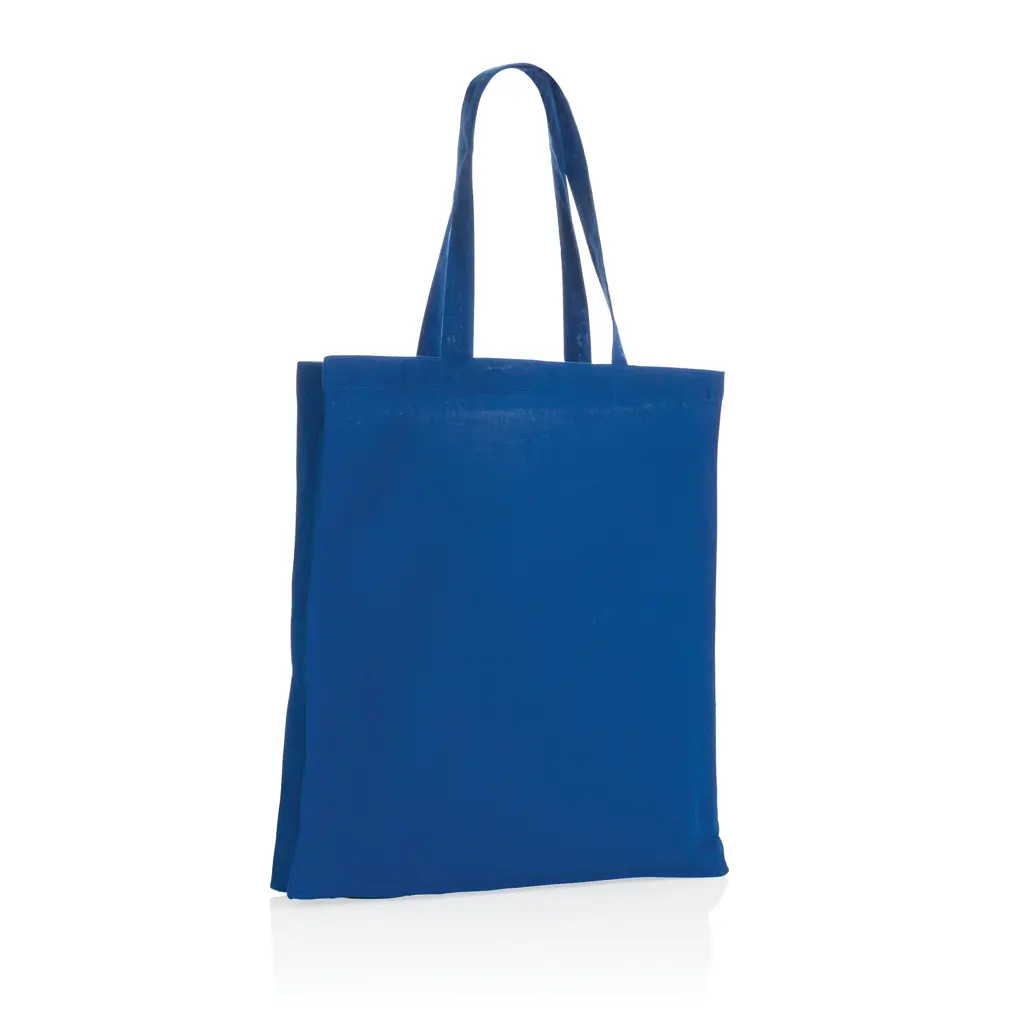 Torba od recikliranog pamuka s dnom 145 g Impact AWARE™ P762.64 blue-4