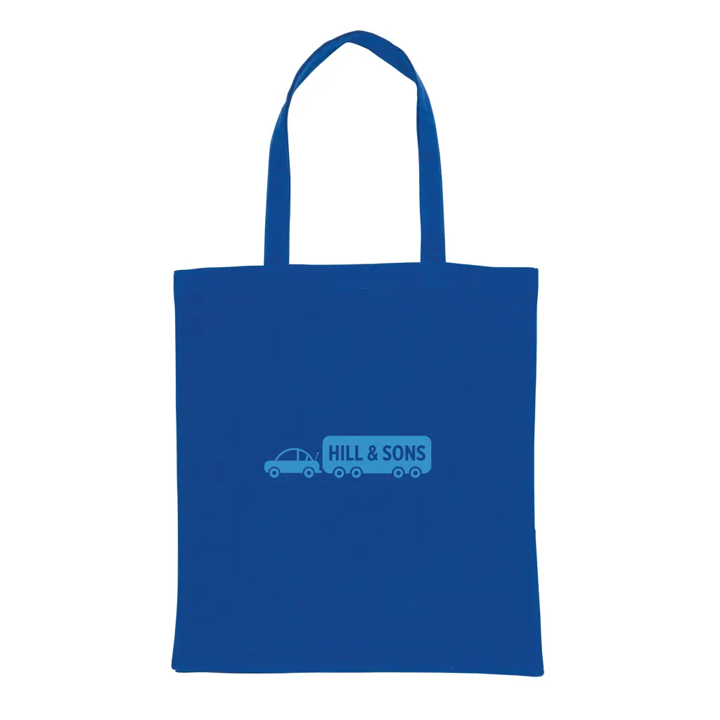 Torba od recikliranog pamuka s dnom 145 g Impact AWARE™ P762.64 blue-3