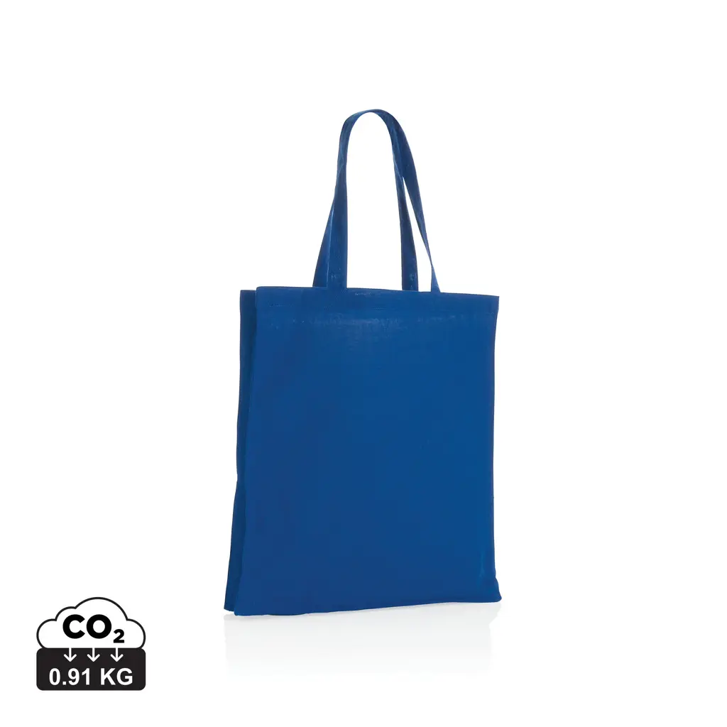 Torba od recikliranog pamuka s dnom 145 g Impact AWARE™ P762.64 blue-0