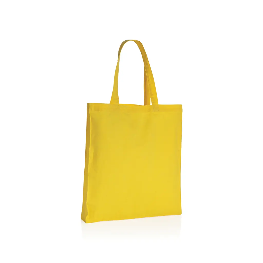 Torba od recikliranog pamuka s dnom 145 g Impact AWARE™ P762.64 yellow-1
