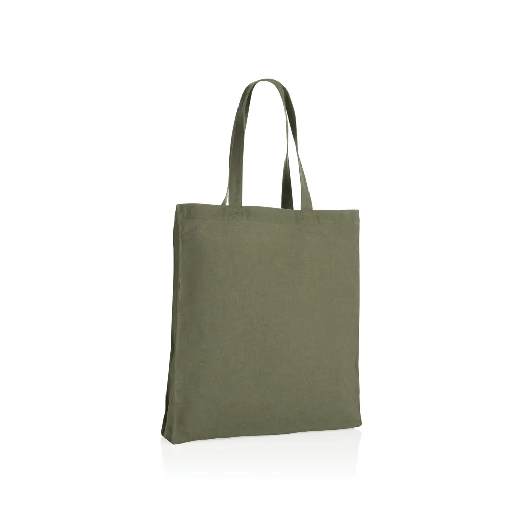 Torba od recikliranog pamuka s dnom 145 g Impact AWARE™ P762.64 green-1
