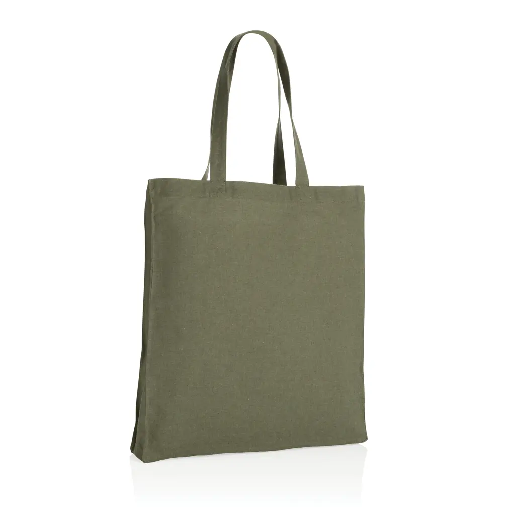 Torba od recikliranog pamuka s dnom 145 g Impact AWARE™ P762.64 green-4
