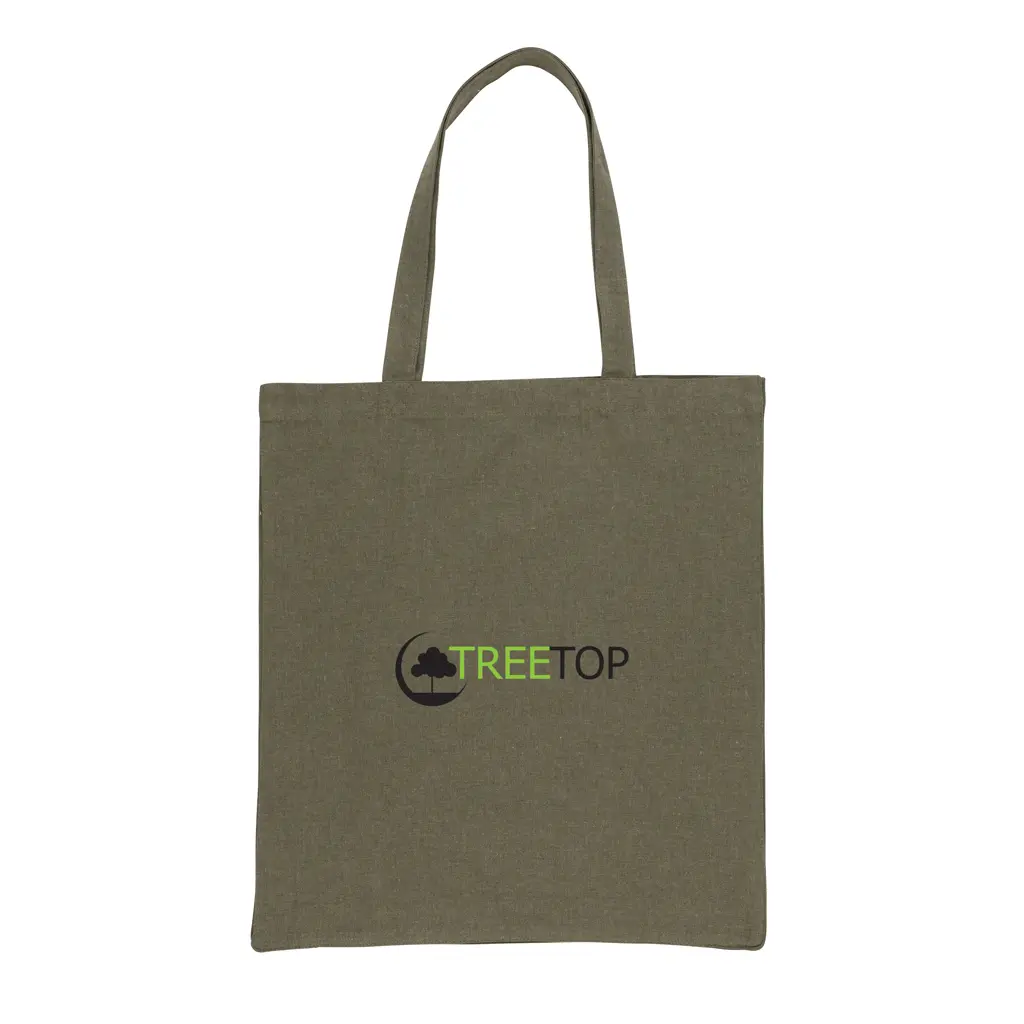 Torba od recikliranog pamuka s dnom 145 g Impact AWARE™ P762.64 green-3