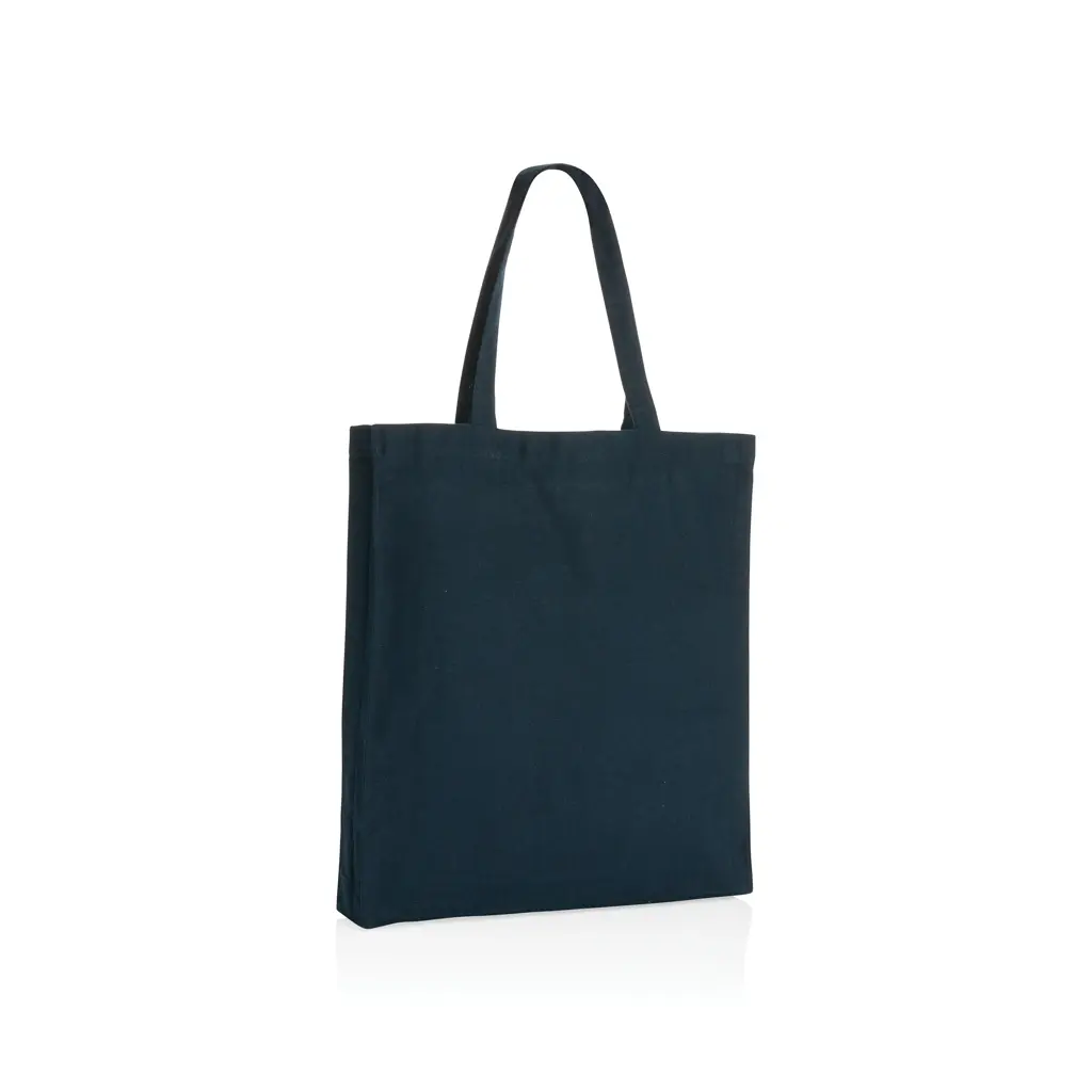 Torba od recikliranog pamuka s dnom 145 g Impact AWARE™ P762.64 navy-1