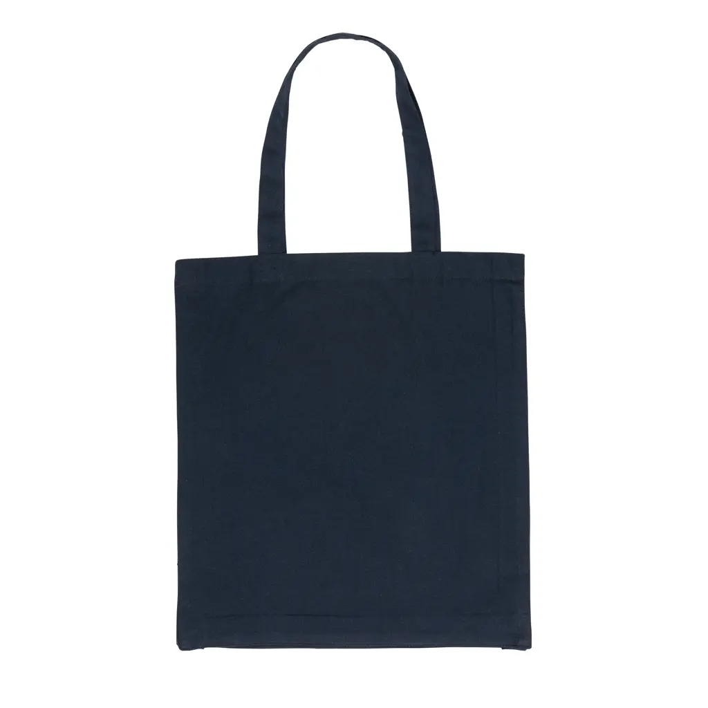 Torba od recikliranog pamuka s dnom 145 g Impact AWARE™ P762.64 navy-2