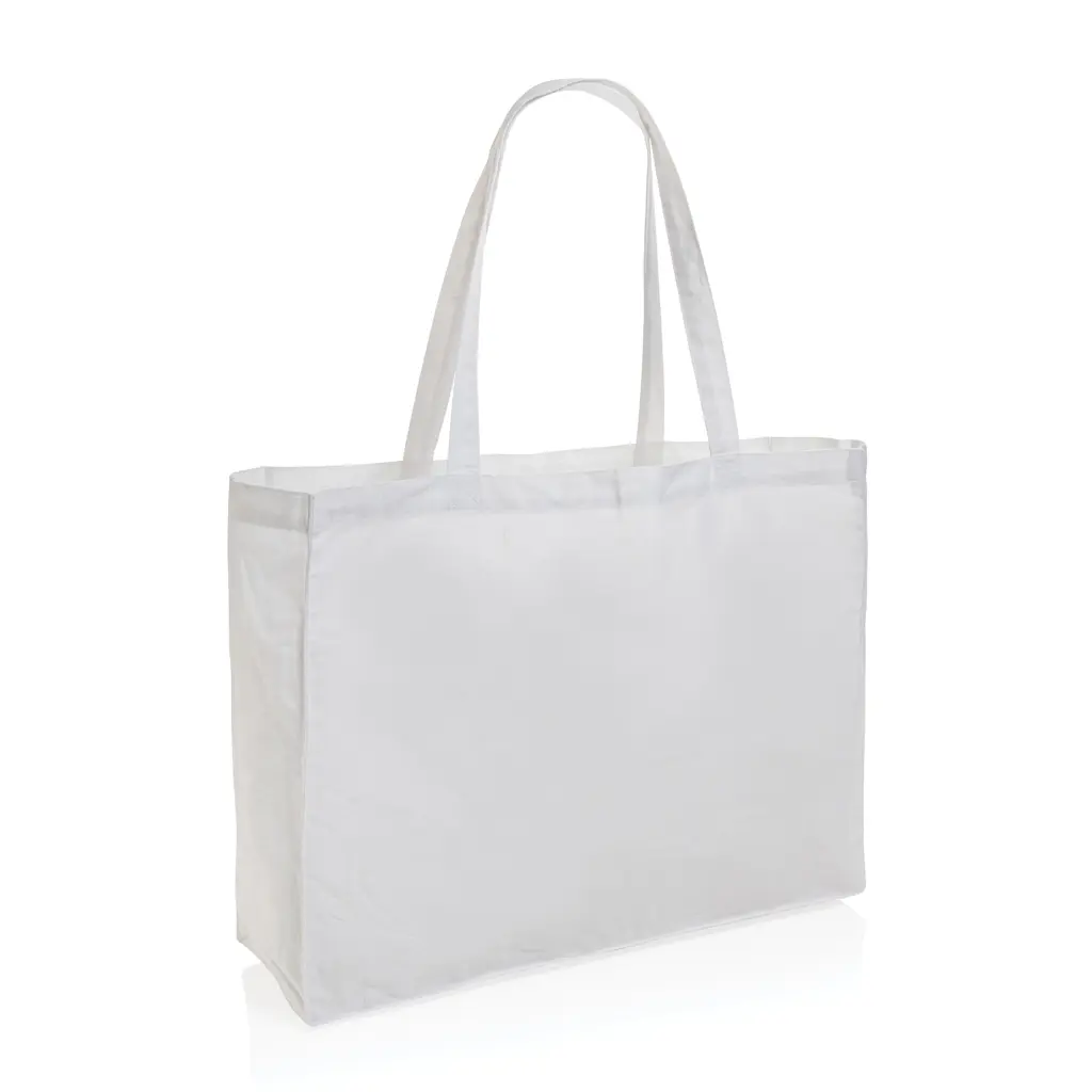 Vrećica za kupovinu od recikliranog pamuka 145 g Impact AWARE™ P762.65 white-1