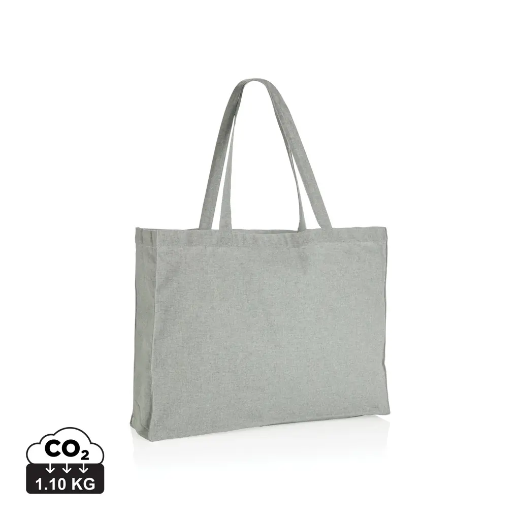 Vrećica za kupovinu od recikliranog pamuka 145 g Impact AWARE™ P762.65 grey-0