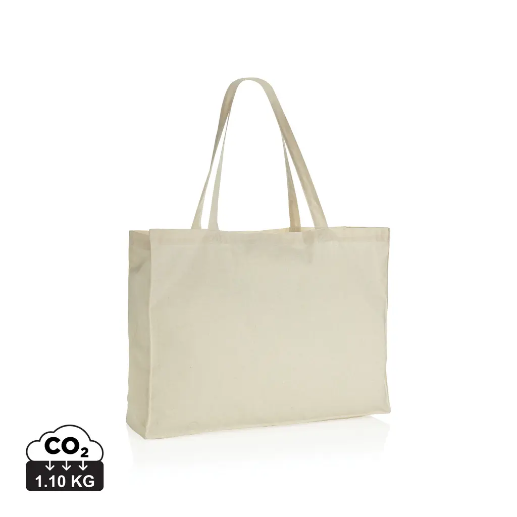 Vrećica za kupovinu od recikliranog pamuka 145 g Impact AWARE™ P762.65 off white-0