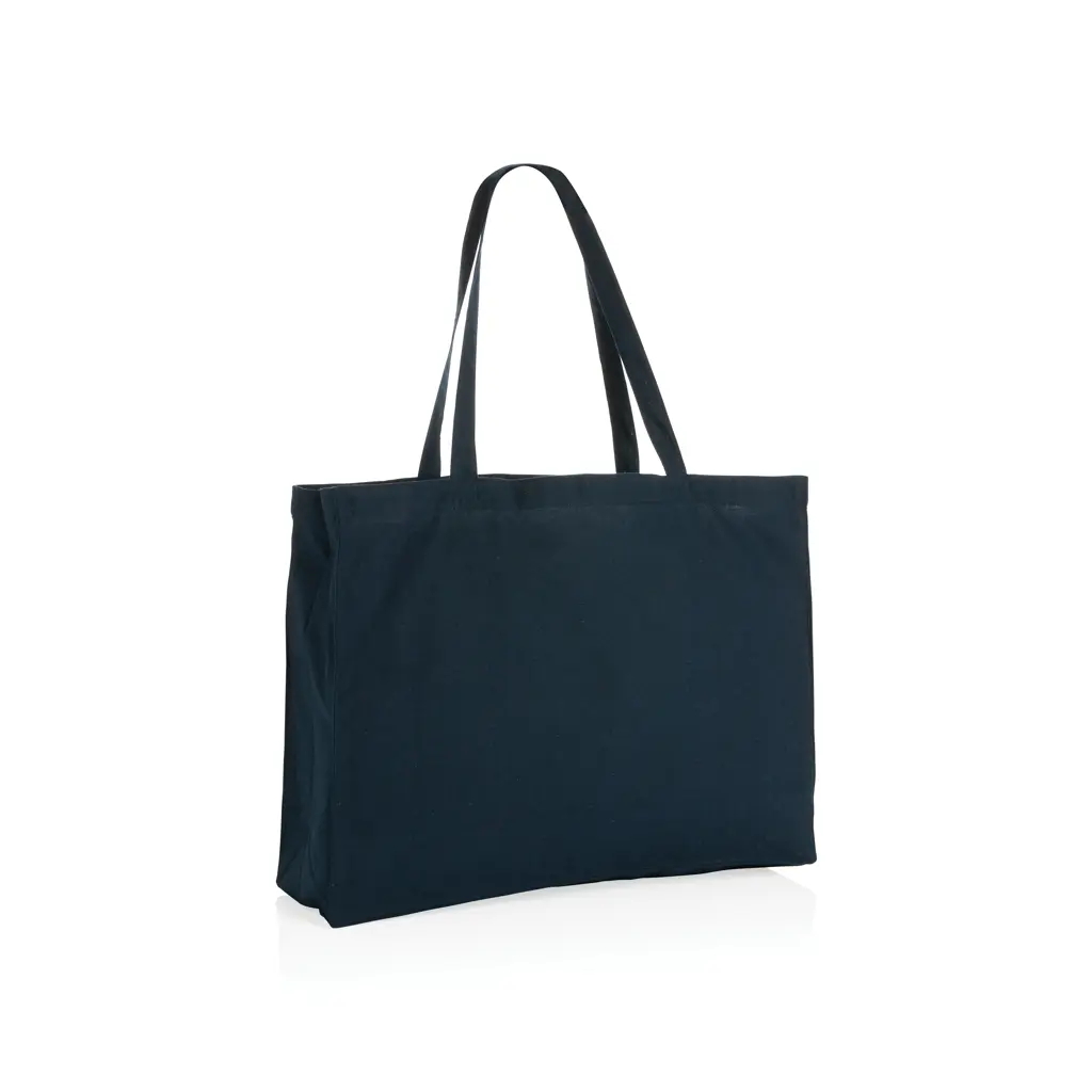 Vrećica za kupovinu od recikliranog pamuka 145 g Impact AWARE™ P762.65 navy-1