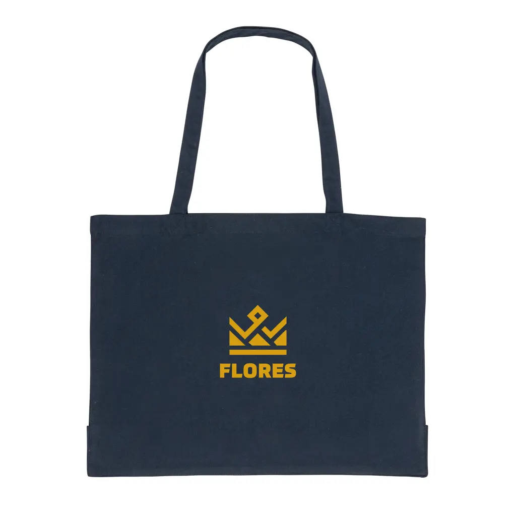 Vrećica za kupovinu od recikliranog pamuka 145 g Impact AWARE™ P762.65 navy-3