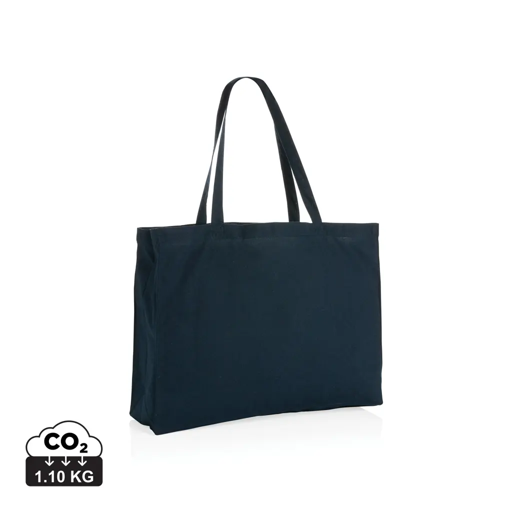 Vrećica za kupovinu od recikliranog pamuka 145 g Impact AWARE™ P762.65 navy-0