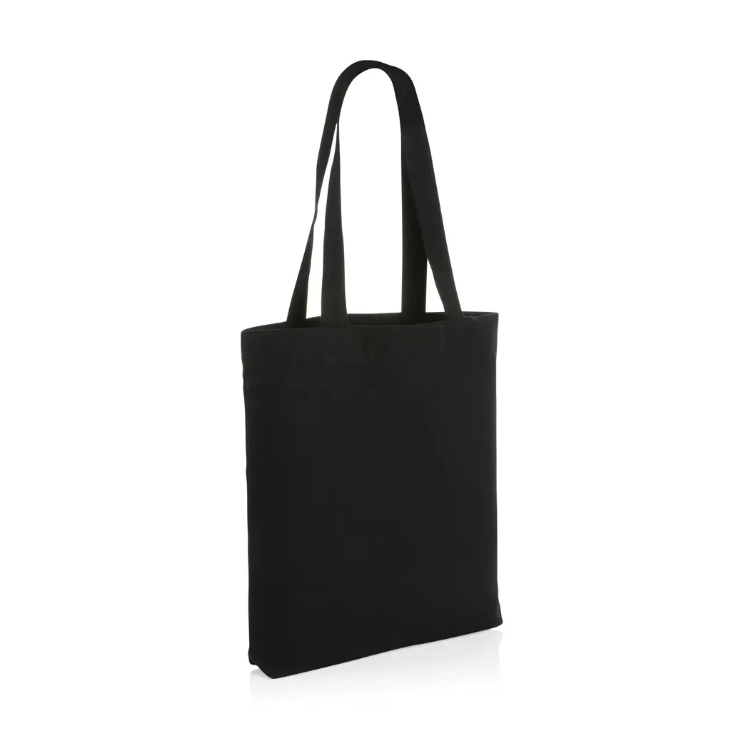 Vrećica za kupovinu od recikliranog platna Impact AWARE™ 285 gsm P762.93 black-1
