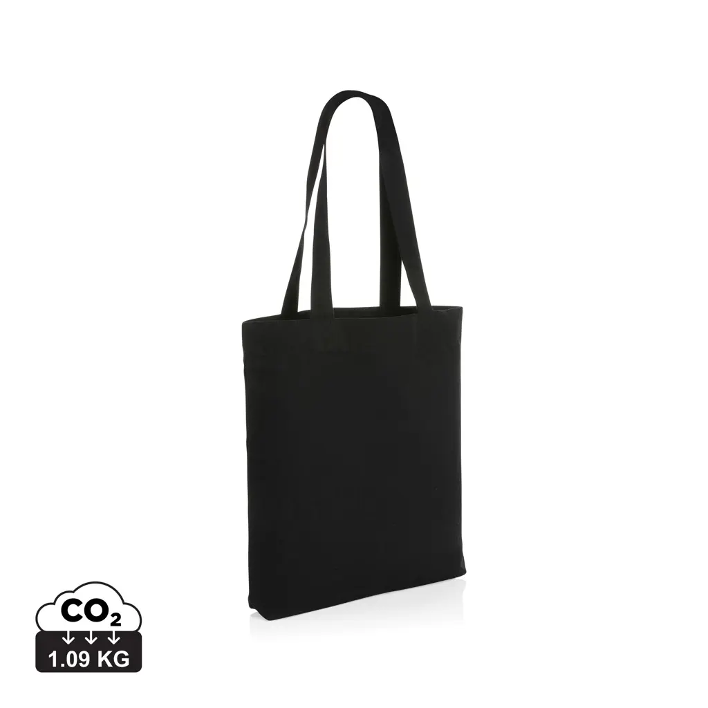 Vrećica za kupovinu od recikliranog platna Impact AWARE™ 285 gsm P762.93 black-0