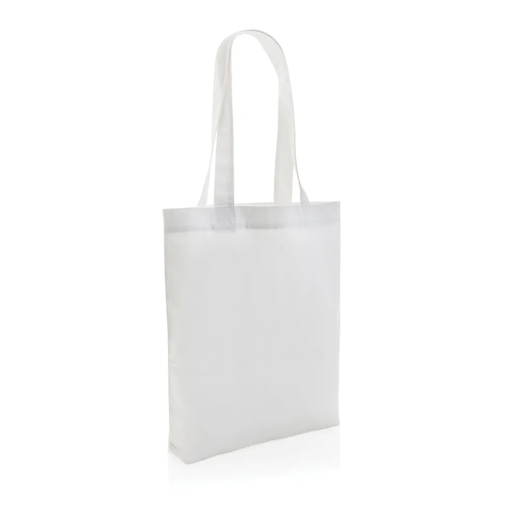 Vrećica za kupovinu od recikliranog platna Impact AWARE™ 285 gsm P762.93 white-1