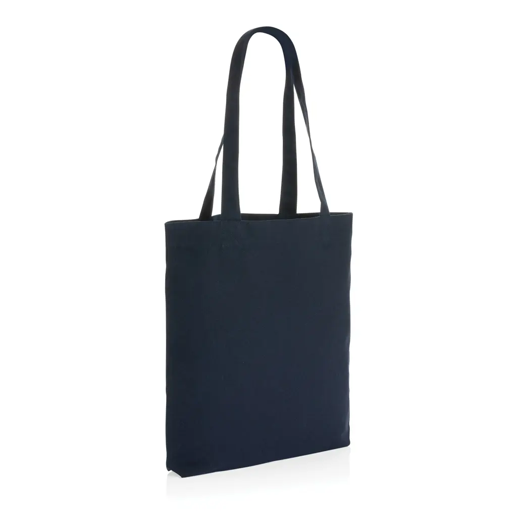 Vrećica za kupovinu od recikliranog platna Impact AWARE™ 285 gsm P762.93 navy-1
