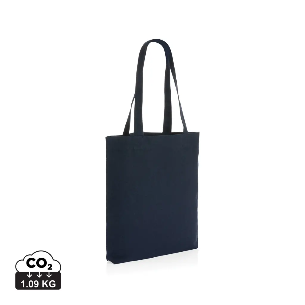 Vrećica za kupovinu od recikliranog platna Impact AWARE™ 285 gsm P762.93 navy-0