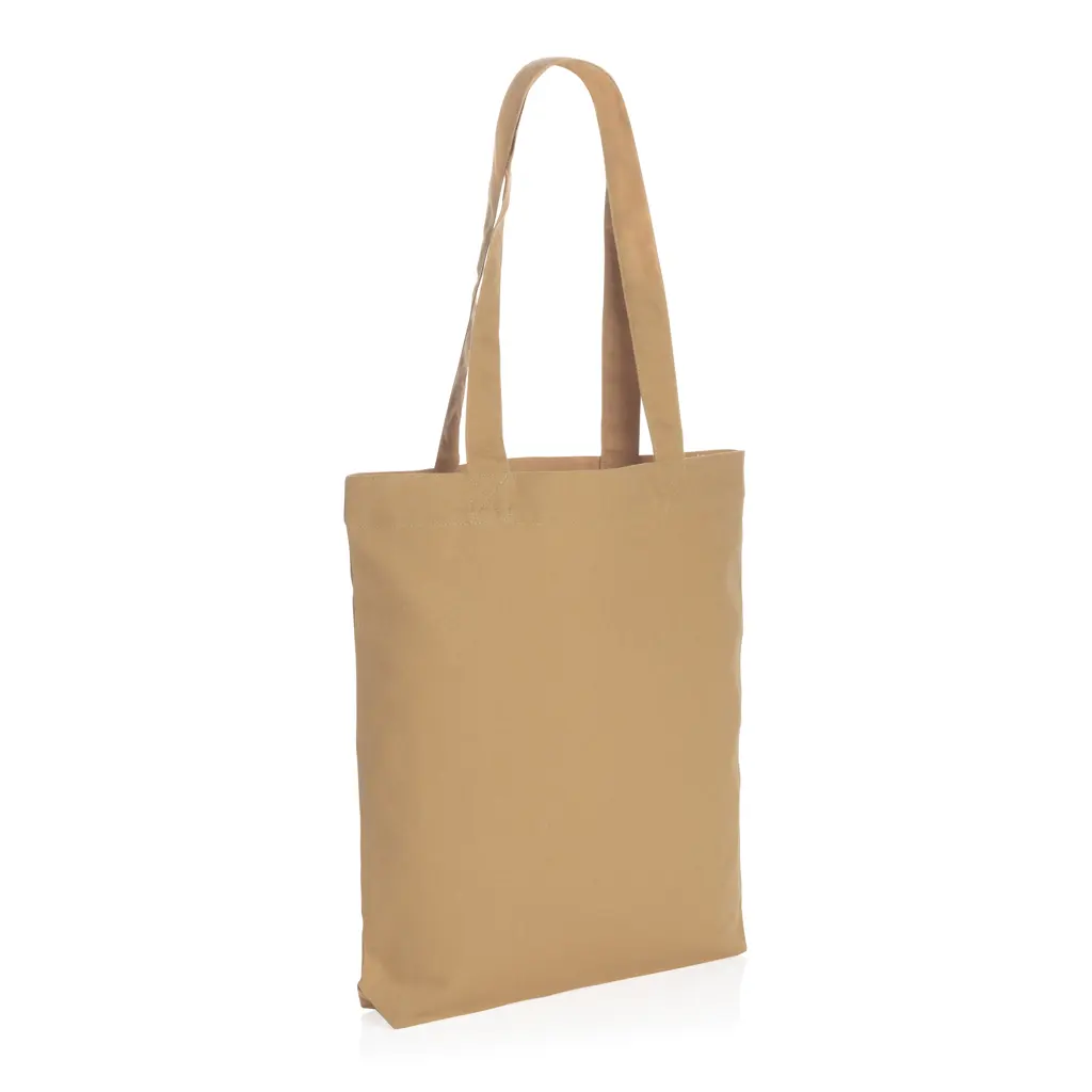 Vrećica za kupovinu od recikliranog platna Impact AWARE™ 285 gsm P762.93 brown-1
