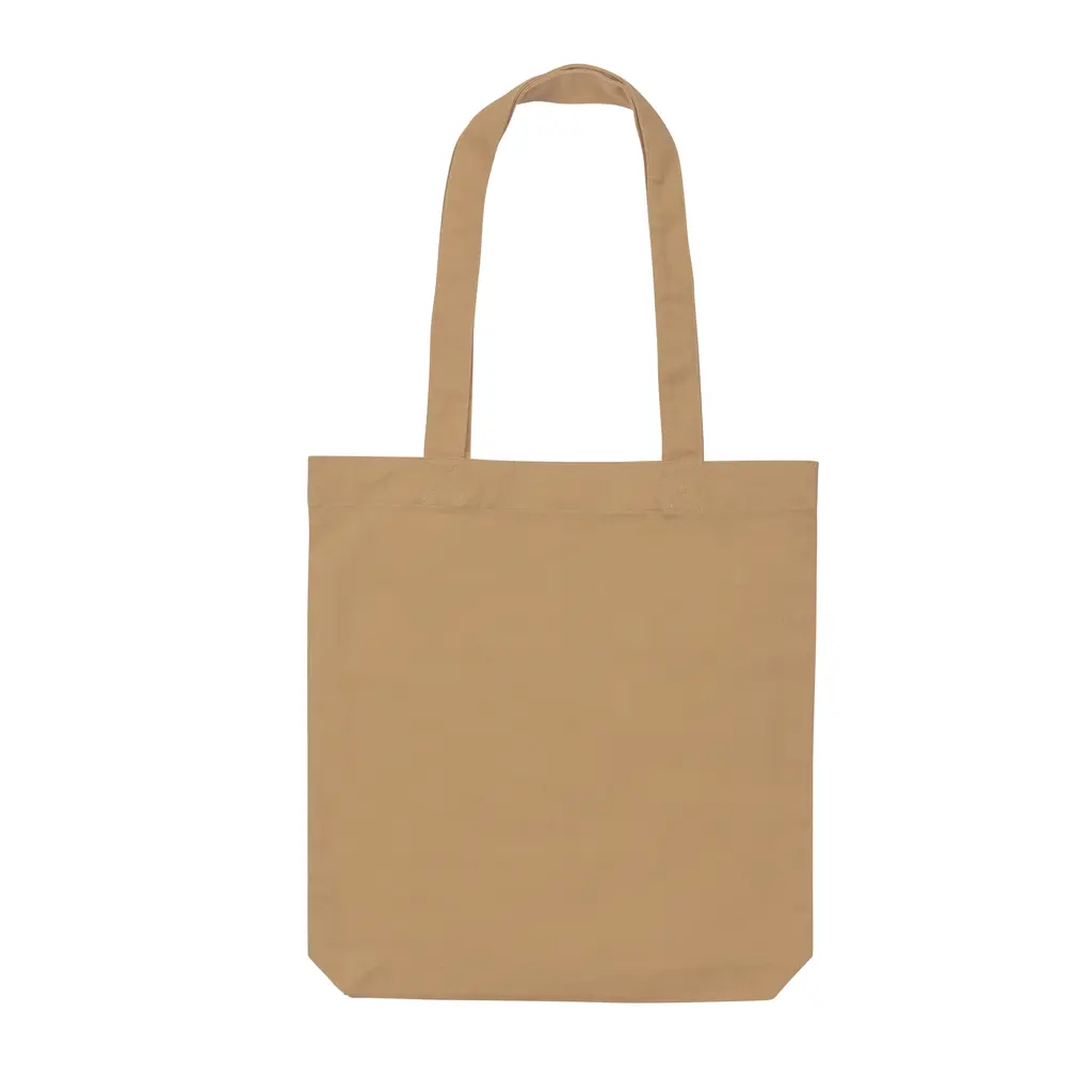 Vrećica za kupovinu od recikliranog platna Impact AWARE™ 285 gsm P762.93 brown-2