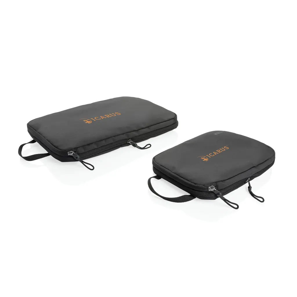 Kompresijski putni pretinac 2 kom Swiss Peak Ridge AWARE™ RPET P763.05 black-3