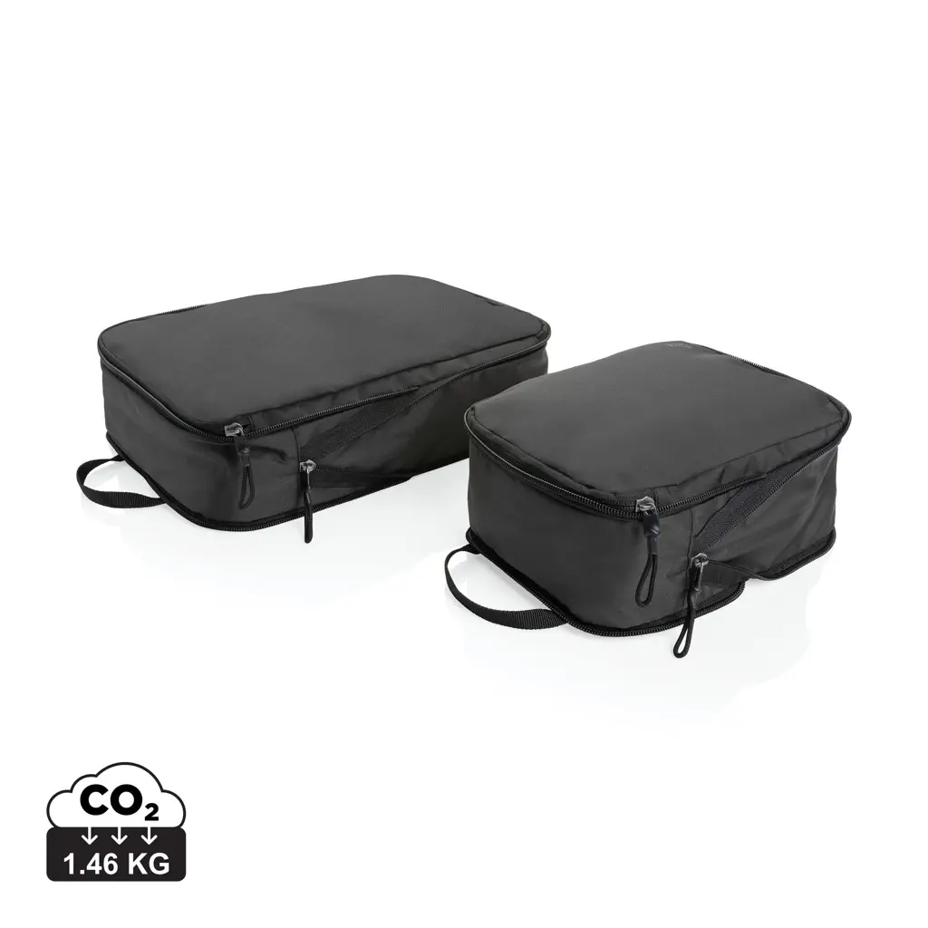 Kompresijski putni pretinac 2 kom Swiss Peak Ridge AWARE™ RPET P763.05 black-0