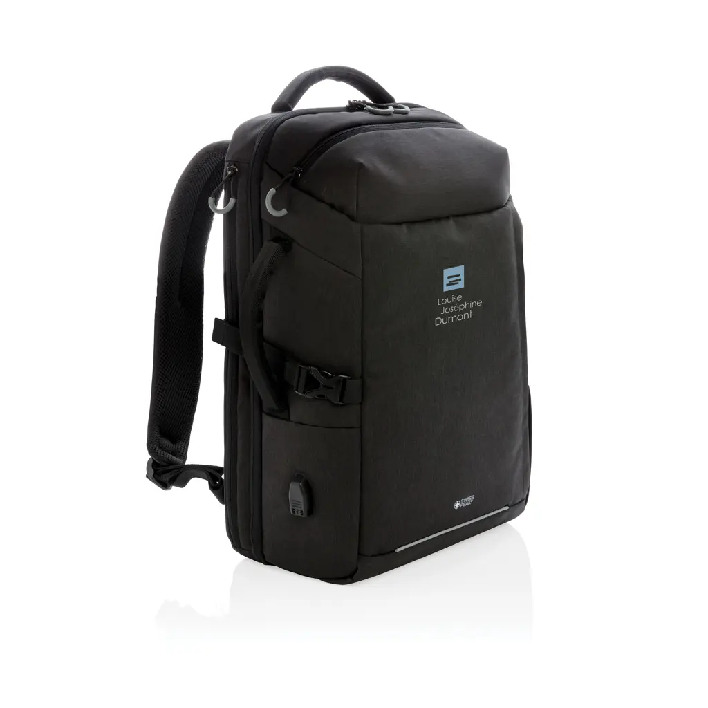 Ruksak za vikend putovanja XXL Swiss Peak AWARE™ P763.14 black-3