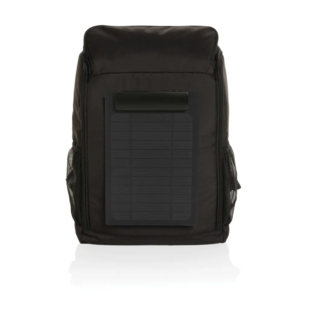 Deluxe ruksak sa solarnom pločom 5W Pedro AWARE™ RPET P763.29 black-4