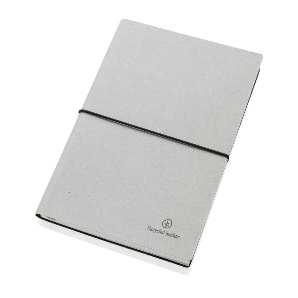 Rokovnik A5 od reciklirane kože P772.21 light grey-2