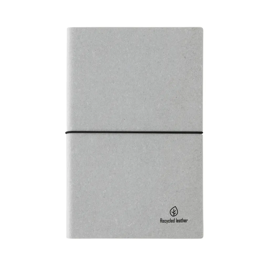 Rokovnik A5 od reciklirane kože P772.21 light grey-5