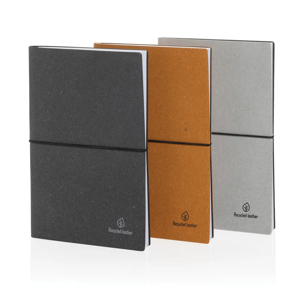 Rokovnik A5 od reciklirane kože P772.21 grey-8