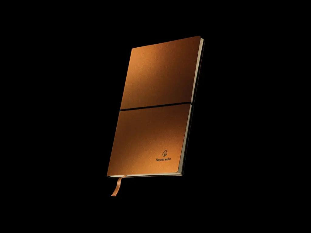 Rokovnik A5 od reciklirane kože P772.21 brown-11