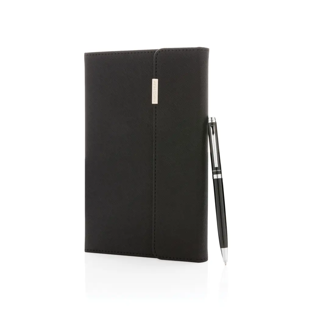 Rokovnik A5 i kemijska olovka Swiss peak P772.92 black-1