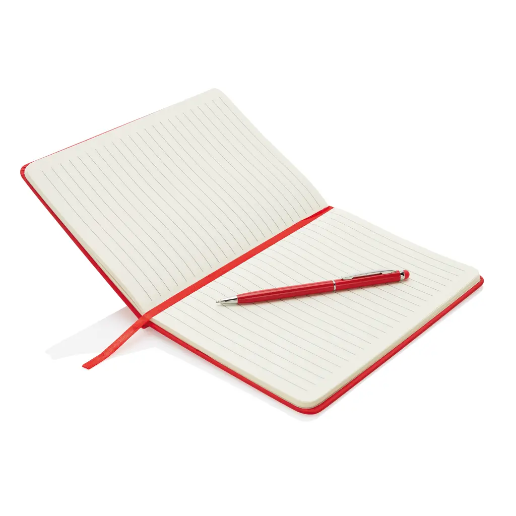 Rokovnik PU A5 s tvrdim koricama i kemijskom olovkom P773.31 red-2