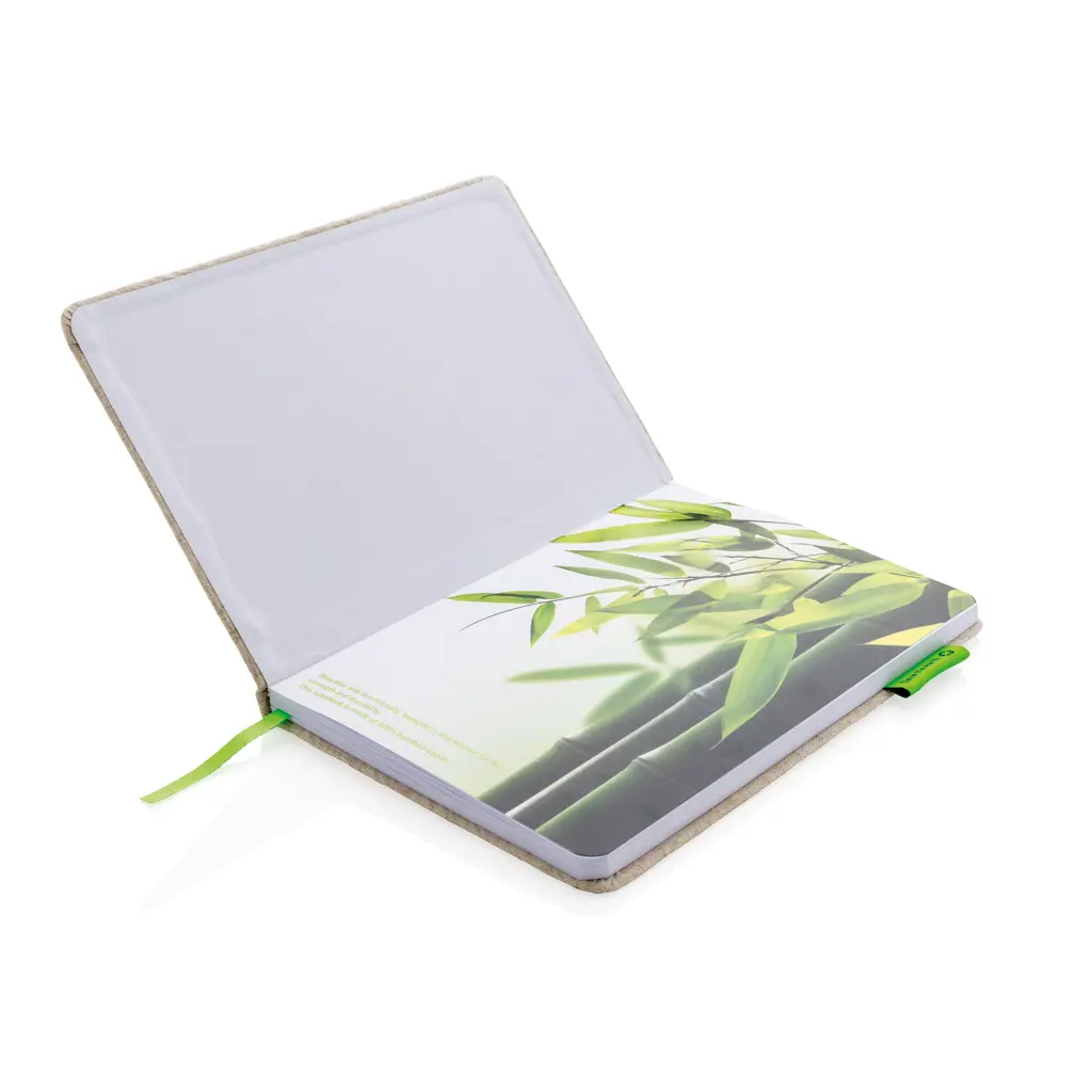 Rokovnik A5 od jute P773.94 green-4