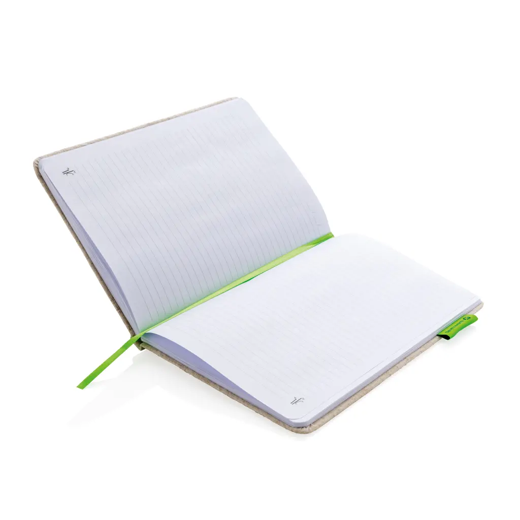 Rokovnik A5 od jute P773.94 green-5