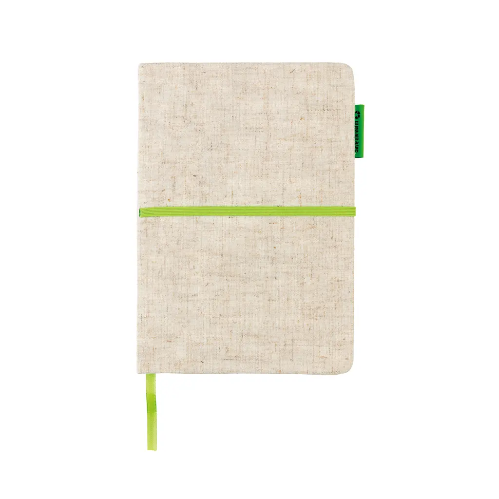 Rokovnik A5 od jute P773.94 green-6