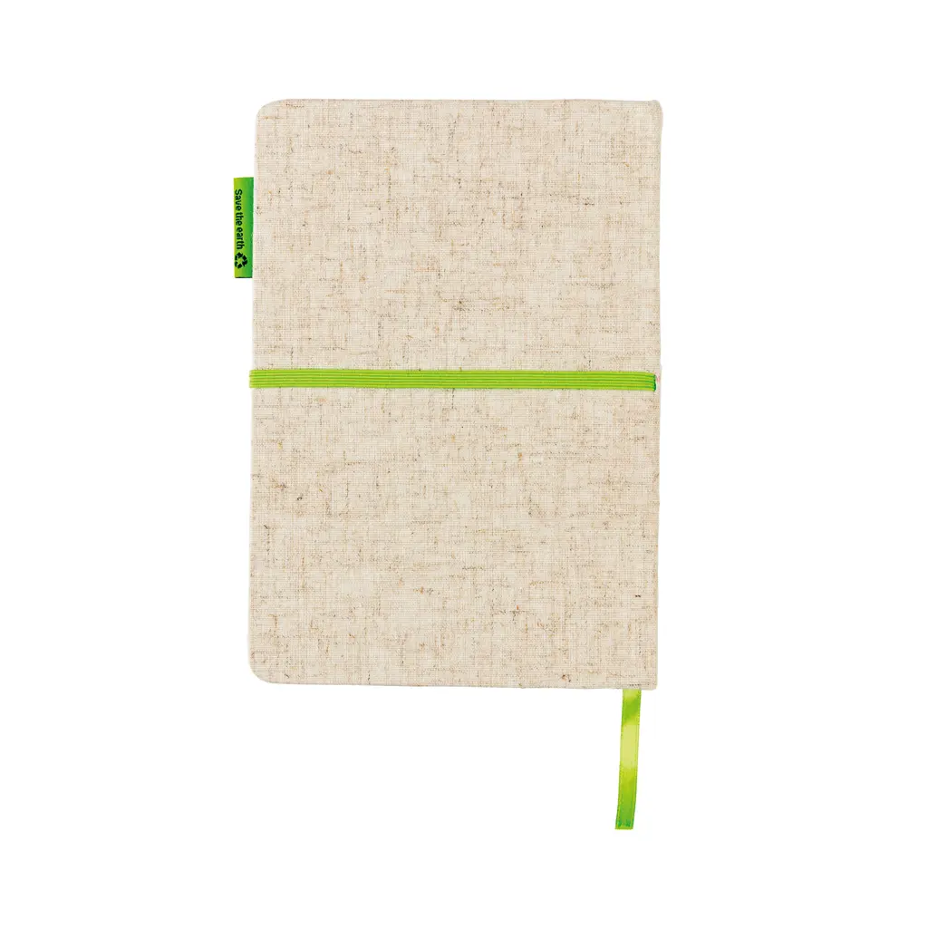 Rokovnik A5 od jute P773.94 green-7