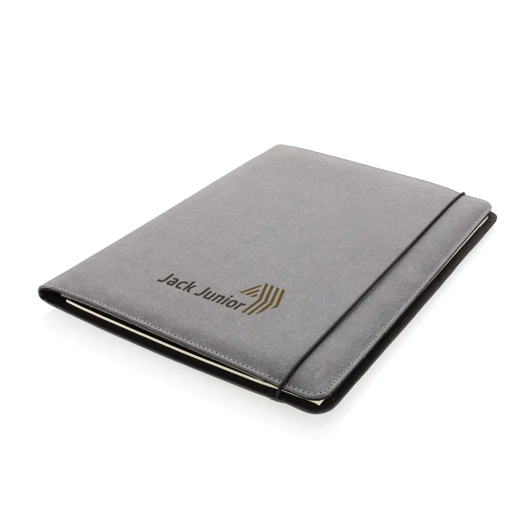 Mapa za dokumente A4 od reciklirane kože P774.19 grey-3
