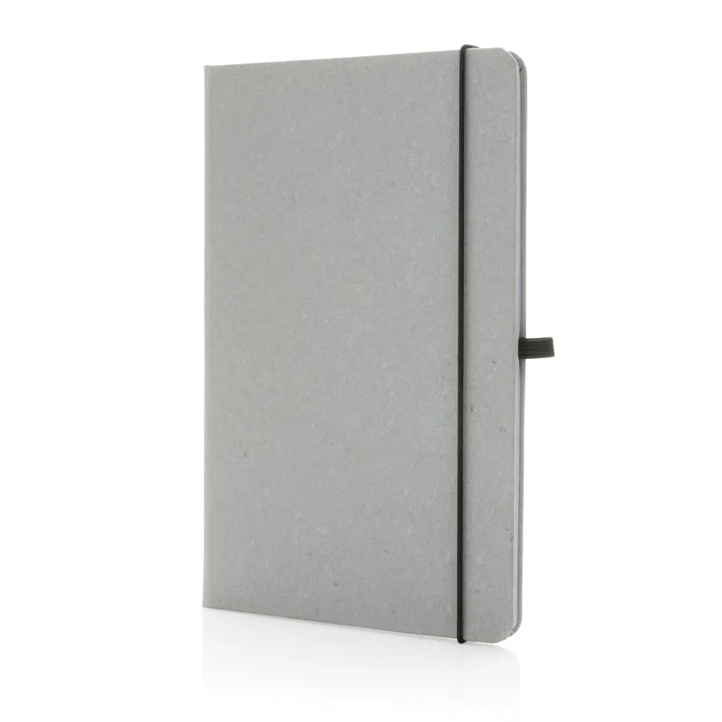 Rokovnik od reciklirane kože tvrdog uveza A5 P774.20 light grey-1