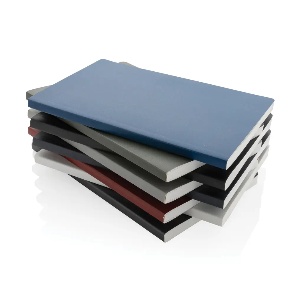 Rokovnik s mekim uvezom od kamenog papira A5 Impact P774.21 grey-6