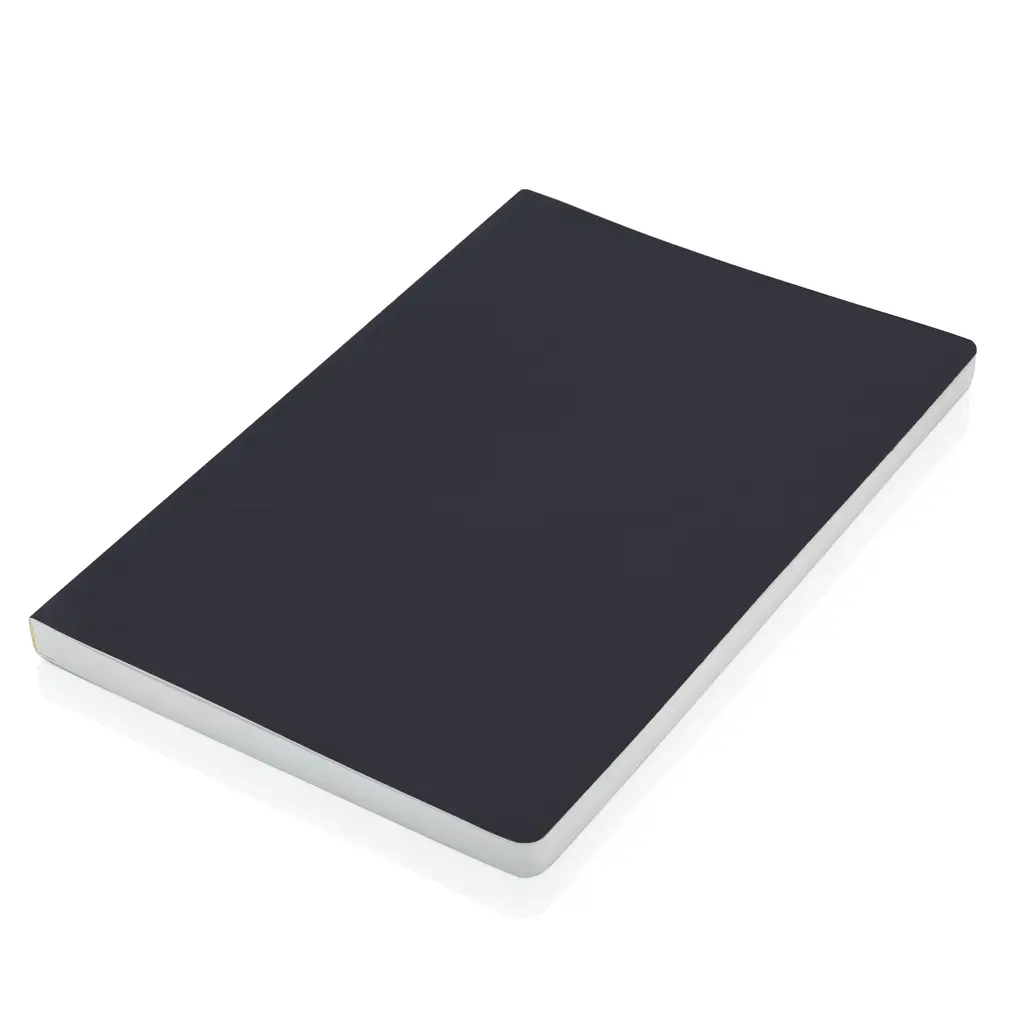 Rokovnik s mekim uvezom od kamenog papira A5 Impact P774.21 black-4