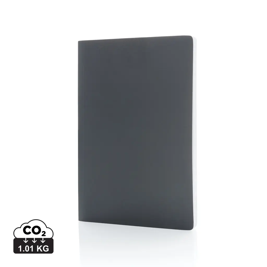 Rokovnik s mekim uvezom od kamenog papira A5 Impact P774.21 anthracite-0