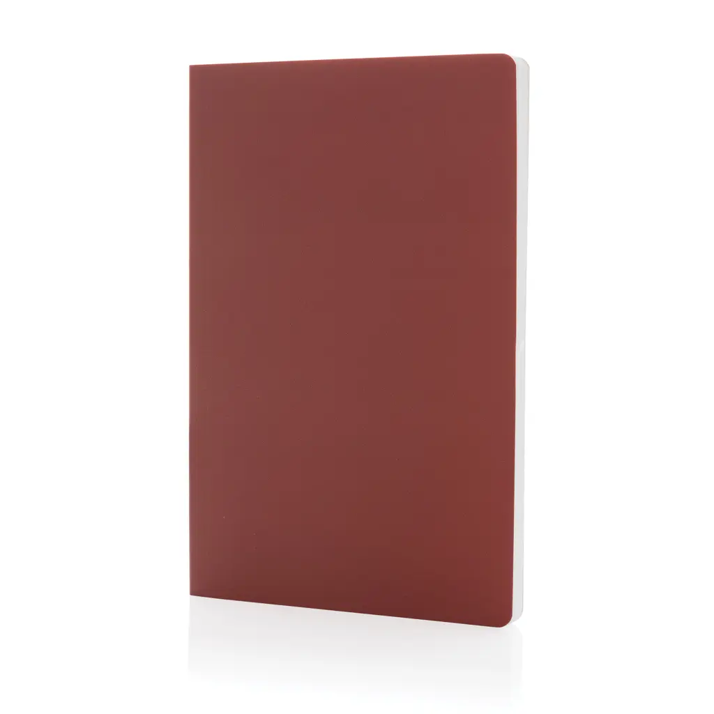 Rokovnik s mekim uvezom od kamenog papira A5 Impact P774.21 red-1