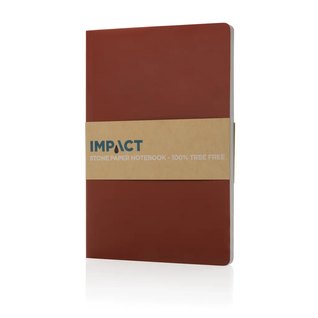 Rokovnik s mekim uvezom od kamenog papira A5 Impact P774.21 red-8