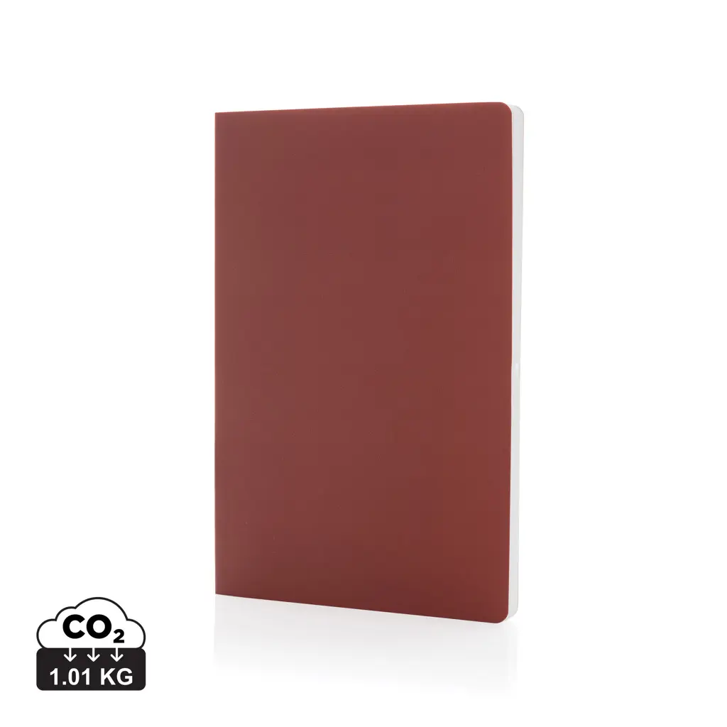 Rokovnik s mekim uvezom od kamenog papira A5 Impact P774.21 red-0