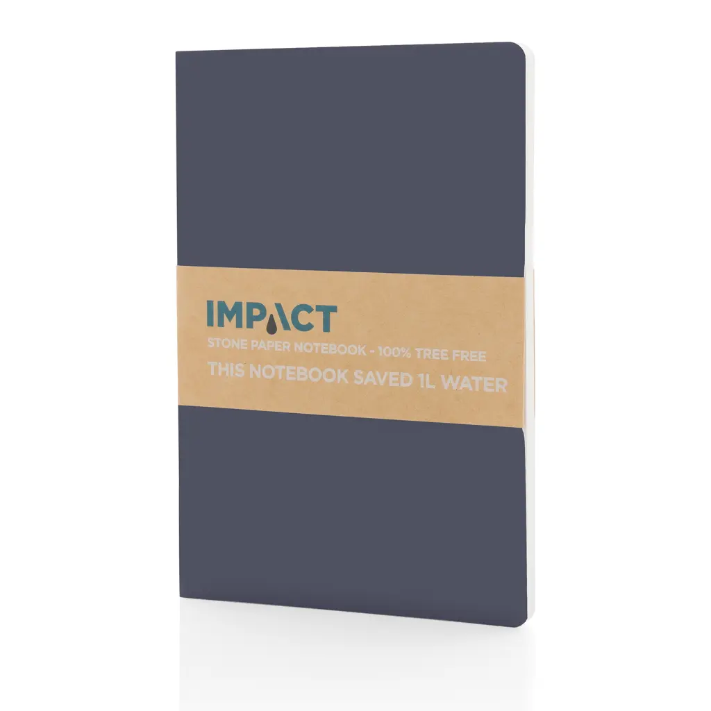 Rokovnik s mekim uvezom od kamenog papira A5 Impact P774.21 navy-14